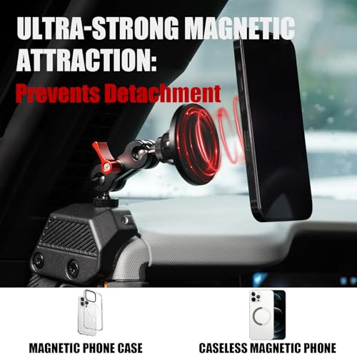 Magnetic Phone Holder for 2021-2026 Ford Bronco Accessories 2/4-Door
