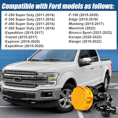 Aluminum Engine Oil Drain Plug for Ford F150 2015-2021