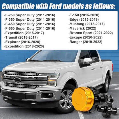 Aluminum Engine Oil Drain Plug for Ford F150 2015-2021