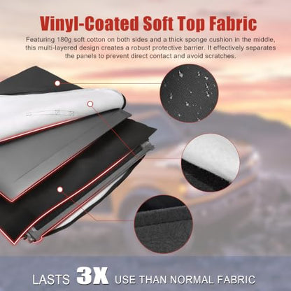 Compatible with 2021-2026 Ford Bronco 2&4 Door Car Top Panel Protector Bag Freedom Driving