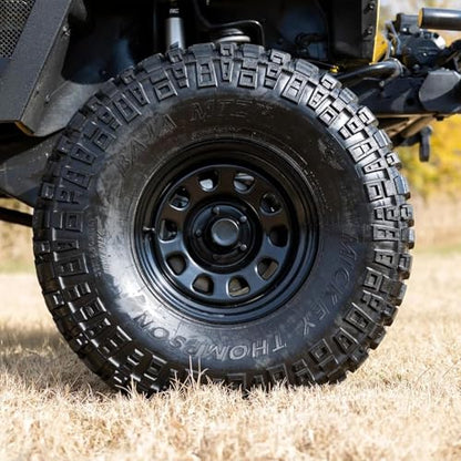 Black Steel D-Window Off-Road Wheel for Trucks