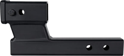 2" Hitch Extender with 4" Drop/Rise - 7.75" & 9.75" Extension, 7,500 lb Capacity, Matte Black - 84128