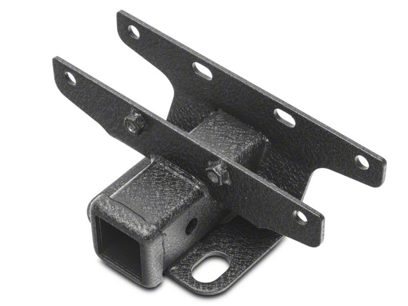 Jeep Wrangler Textured Black Receiver Hitch, Extra Towing