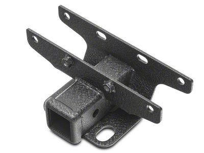 Jeep Wrangler Textured Black Receiver Hitch, Extra Towing