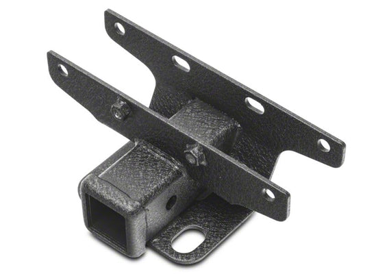 Jeep Wrangler Textured Black Receiver Hitch, Extra Towing