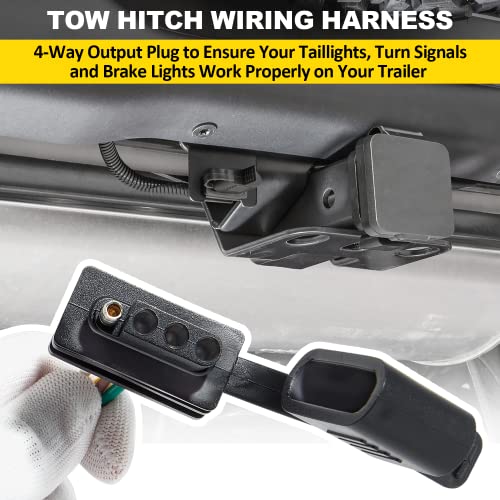 Jeep Wrangler JL/JLU Tow Hitch Wiring Harness 4-Pin