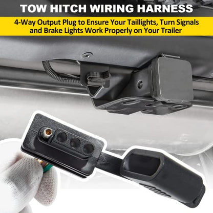 Jeep Wrangler JL/JLU Tow Hitch Wiring Harness 4-Pin