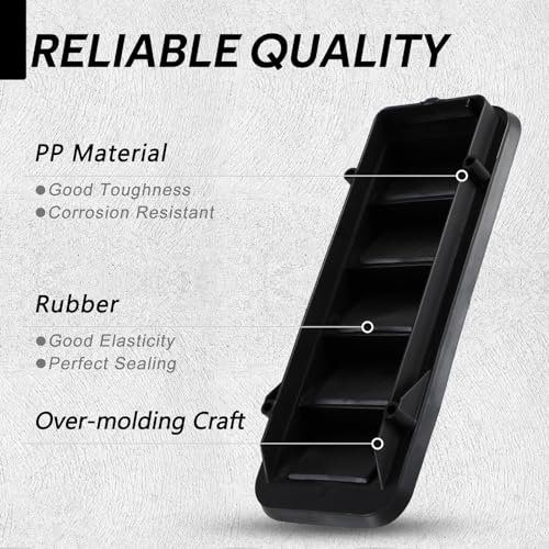 Cabin Pressure Relief Vent Grilles for Chevy Colorado Silverado 1500 2500 3500 and GMC Sierra 1500 2500 3500, 2-Pack, Replaces 13596856