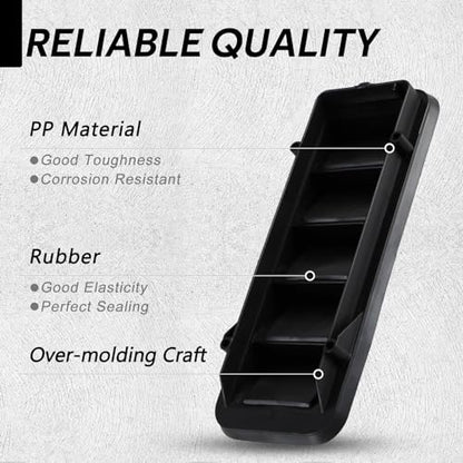 Cabin Pressure Relief Vent Grilles for Chevy Colorado Silverado 1500 2500 3500 and GMC Sierra 1500 2500 3500, 2-Pack, Replaces 13596856