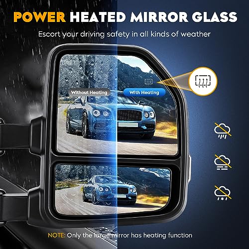 Towing Mirrors for Ford F-150 2015 2016 2017 2018 2019 2020