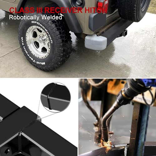 2-Inch Trailer Hitch Receiver for Jeep