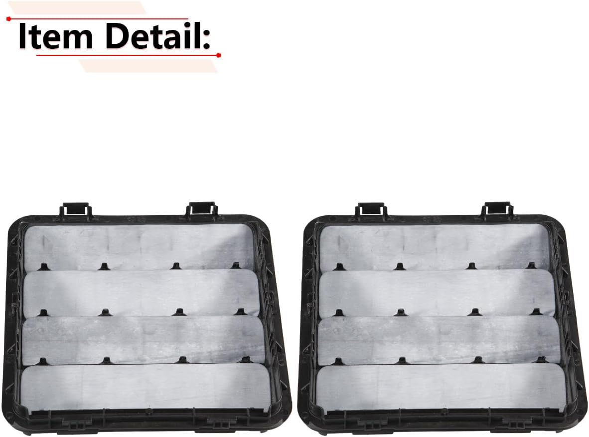 2-PCS Cab Air Pressure Vents for Dodge Ram 1500/2500/3500/4500 - Replaces 68323649AB