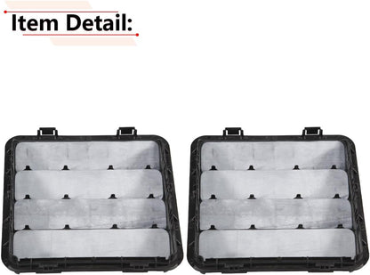 2-PCS Cab Air Pressure Vents for Dodge Ram 1500/2500/3500/4500 - Replaces 68323649AB