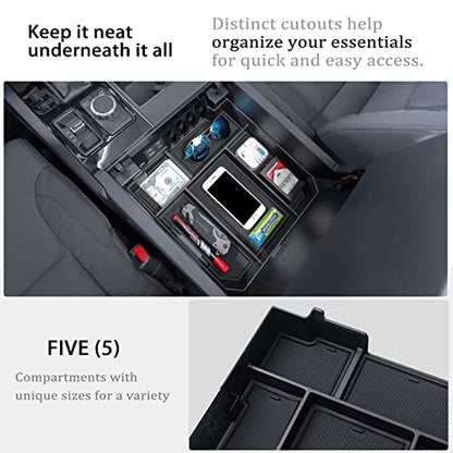 Center Console Organizer for 2022-2026 2027 Toyota Tundra