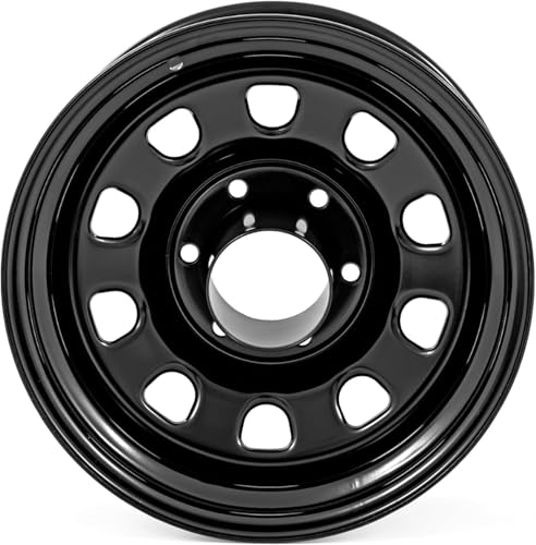 Black Steel D-Window Off-Road Wheel for Trucks