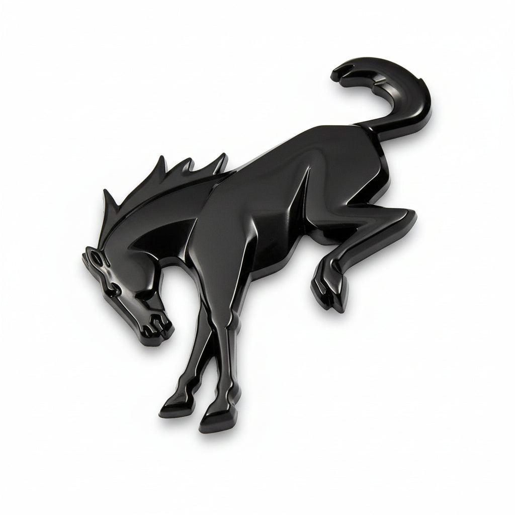 Genuine OEM Ford Bronco Emblem - Gloss Black Decal, M1447BRB