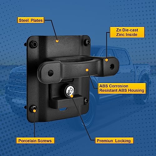 BoxLink Compatible Truck Bed Tie-Down Anchors for 2015-2021 Ford F-150 F-250 F-350 and 2015-2022 F-150 Raptor