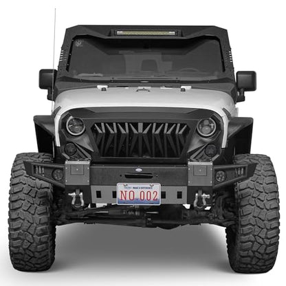 JK Flat Steel Fender Flares for Jeep Wrangler 2007-2018
