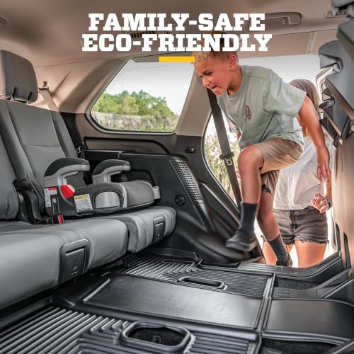 Weatherbeater Floor Mats | Fits 2021-2026 Ford Bronco Sport | Front & 2nd Row, 3-pc Black - 95341