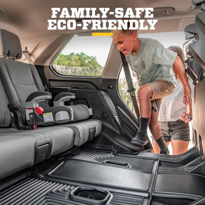 Weatherbeater Floor Mats | Fits 2021-2026 Ford Bronco Sport | Front & 2nd Row, 3-pc Black - 95341