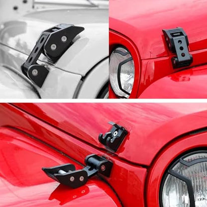 Aluminum Hood Latches for Jeep Wrangler JK/JL/Gladiator JT