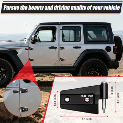 Jeep Wrangler JK JKU 4-Door Hinge Assembly