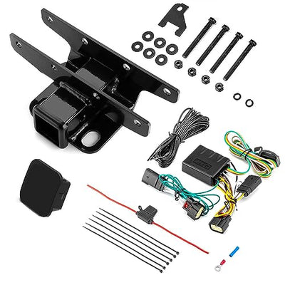 Jeep Wrangler JL/JLU 2" Rear Trailer Hitch & Wiring Harness