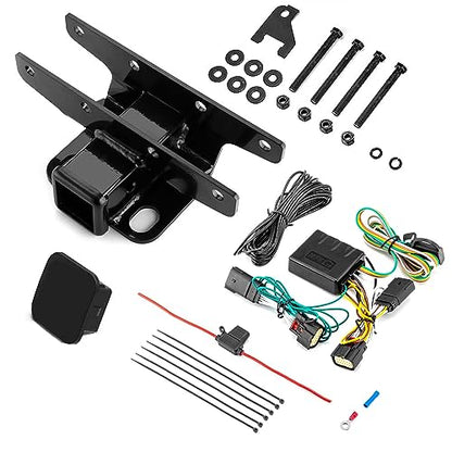 Jeep Wrangler JL/JLU 2" Rear Trailer Hitch & Wiring Harness