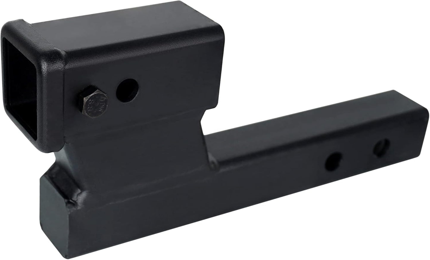 2" Hitch Extender with 4" Drop/Rise - 7.75" & 9.75" Extension, 7,500 lb Capacity, Matte Black - 84128