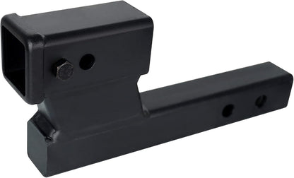 2" Hitch Extender with 4" Drop/Rise - 7.75" & 9.75" Extension, 7,500 lb Capacity, Matte Black - 84128