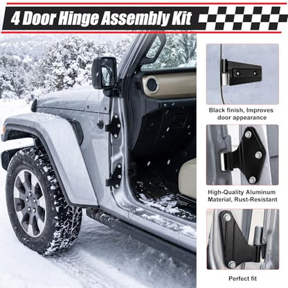 Jeep Wrangler JK JKU 4-Door Hinge Assembly