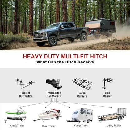 2-Inch Trailer Hitch Receiver for Jeep