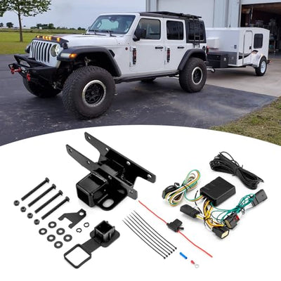 2" Trailer Hitch Receiver with 4-Pin Wiring