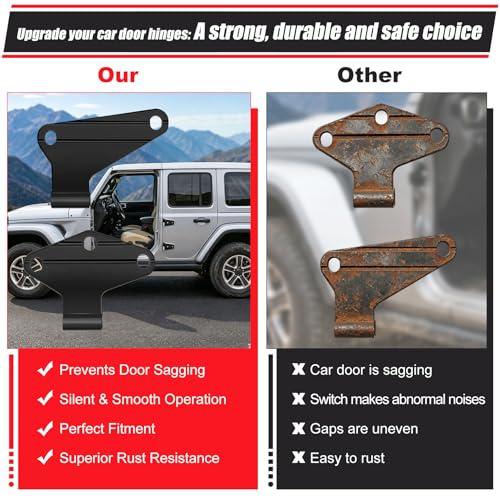 Jeep Wrangler JK JKU 4-Door Hinge Assembly