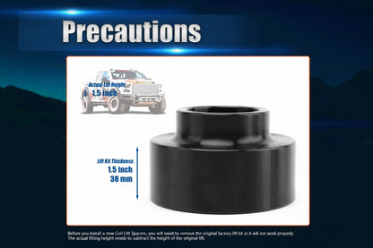 1.5" Rear Coil Lift Spacers for 2009-2024 Dodge Ram 1500 2WD/4WD
