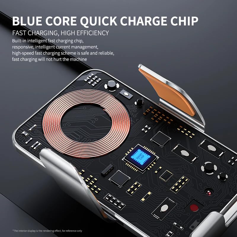 Qi Fast Wireless Charger Phone Mount for Ford Bronco Console