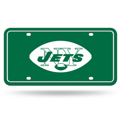 Rico Industries NFL Football Modern Retro Metal Auto Tag 6" x 12" - Great for Truck/Car/SUV