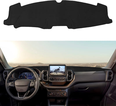 Black Nonslip Dashboard Cover Mat  for Ford Bronco Sport 2021-2024