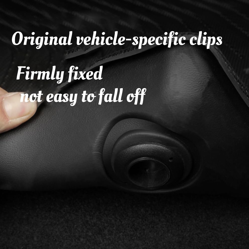 TPE Floor Liners for 2019-2025 Chevy/GMC 1500 & 2020-2025 HD Crew Cab (2nd Row w/Under-Seat Storage)