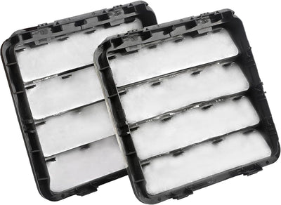 2-PCS Cab Air Pressure Vents for Jeep/Ram 1500/2500/3500 - Replaces 68323649AB