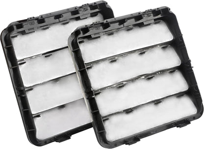 2-PCS Cab Air Pressure Vents for Jeep/Ram 1500/2500/3500 - Replaces 68323649AB