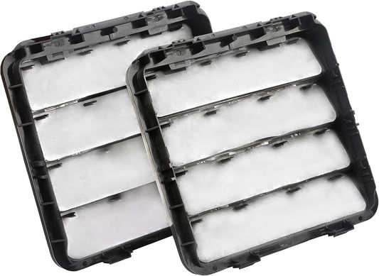 2-PCS Cab Air Pressure Vents for Jeep/Ram 1500/2500/3500 - Replaces 68323649AB