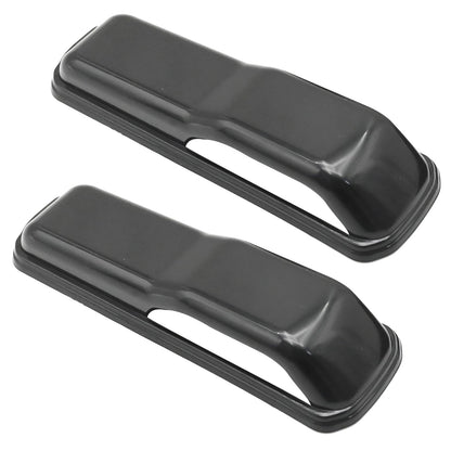 Jeep Wrangler JL JT Hood Hinge Cover Trim Kit, Black
