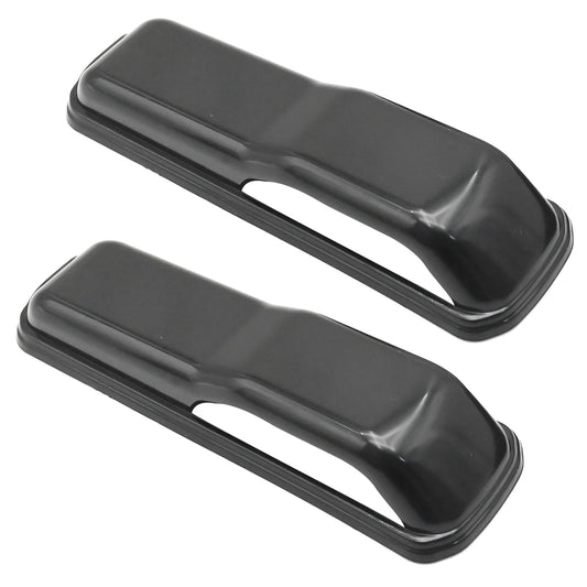 Jeep Wrangler JL JT Hood Hinge Cover Trim Kit, Black