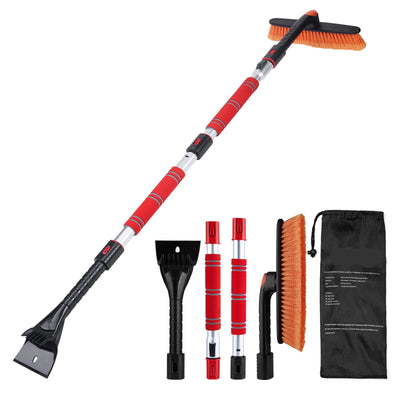 62.4" Snow Brush with Ice Scrapers for Car Windshield For Trucks SUVs