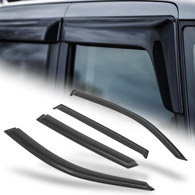 Outside Mount Window Vent Visors Rain Guards Compatible with Toyota RAV4 2001-2005