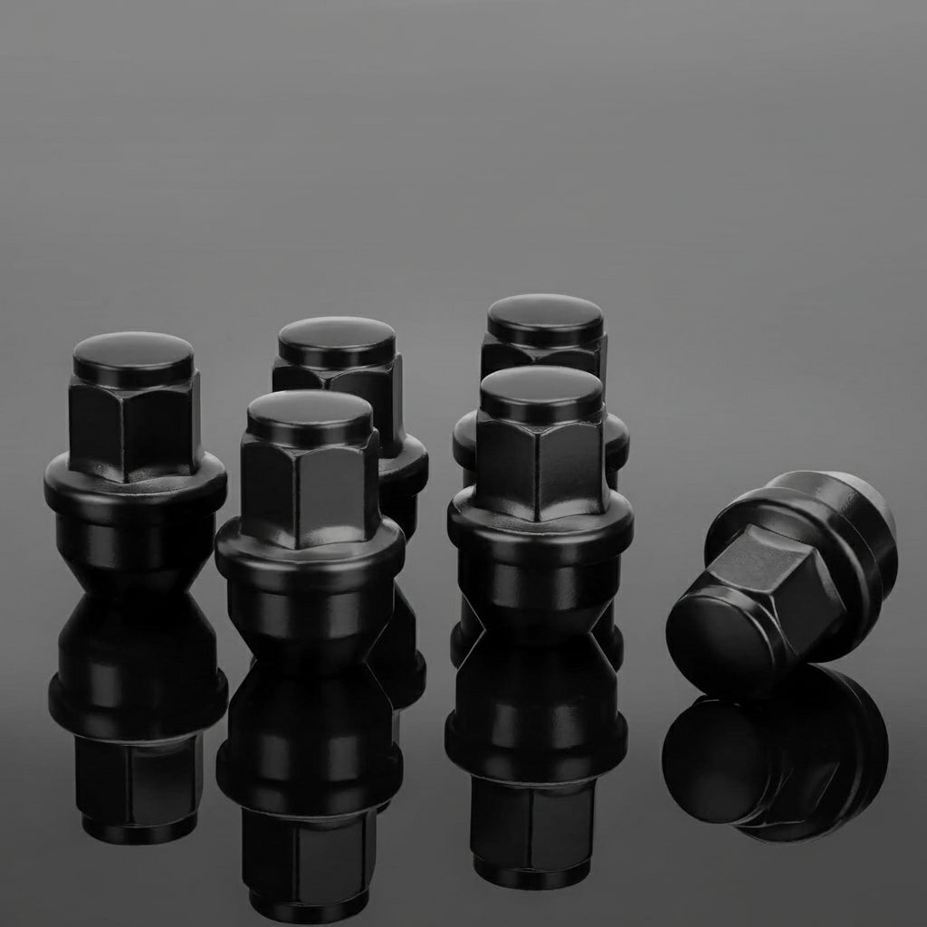 Dynofit 14x1.5 OEM Lug Nuts for F150 2015-2024, 24pcs One-piece Stock Lugnuts Compatible with Ford Expedition F-150 Lincoln Navigator 2016-2018/2019-2024, 14mmx1.5 Factory Tuner Nuts Replace OE#611008