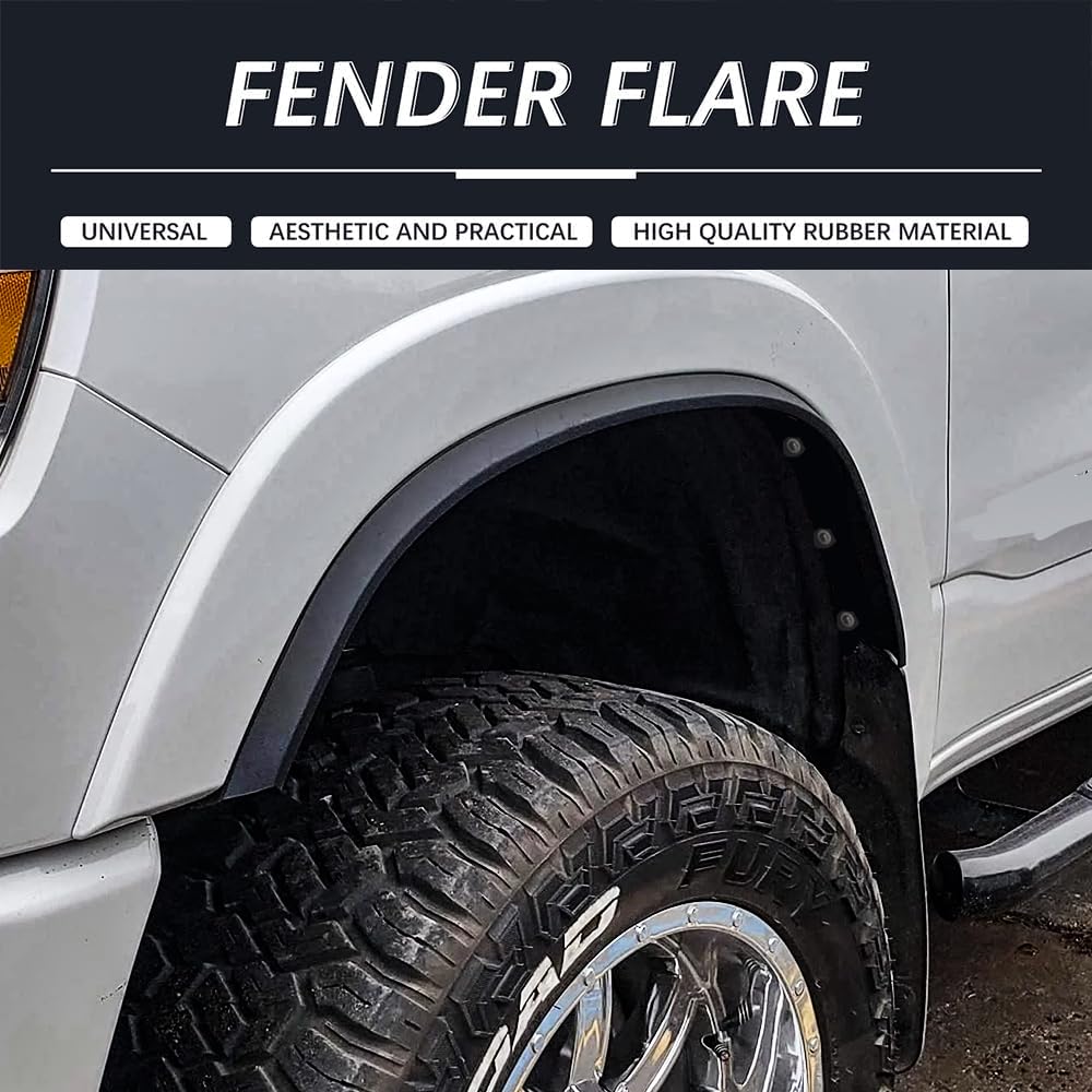 Flexible Rubber Fender Flares for Vehicles