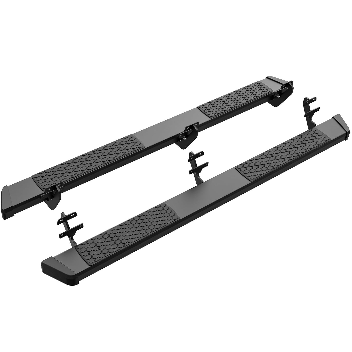 6" Black Running Boards for 2015-2026 Ford F-150 SuperCrew & 2017-2026 F-250/F-350 Crew Cab