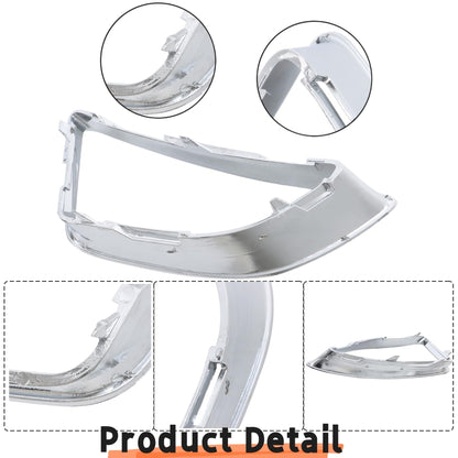 Fusion 2010-2012 Front Fog Light Cover Bezel with Chrome Trim